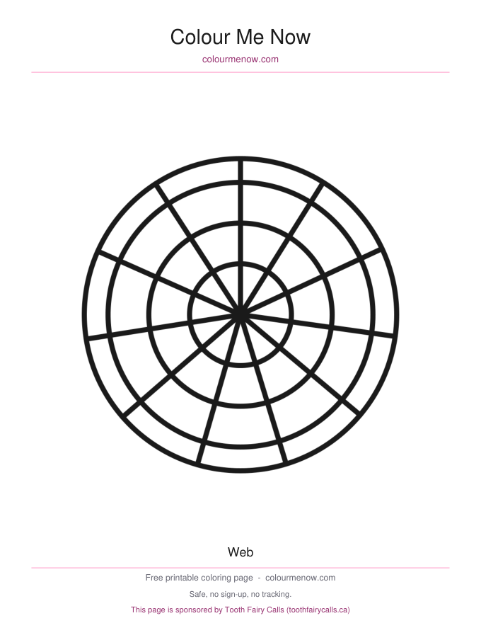 Web colouring page preview